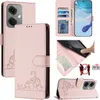 Leder Hülle für OnePlus Nord CE3 Süße Katze Flip Case Produktbild-Vorschau 1