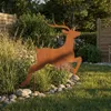 Gartendekoration Hirsch Aus Cortenstahl, Patiniert, Bambi Produktbild-Vorschau 5