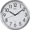MAUL Wanduhr MAULmove Ø 30.5 x 5 cm funkgesteuert Aluminium Produktbild-Vorschau 2