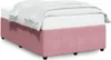 Bettgestell Rosa 120x200 cm Samt Produktbild-Vorschau 2