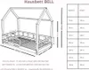 Hausbett 120x200 Mit Rausfallschutz Weiß - Bell - Produktbild-Vorschau 2