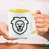 Huuraa Kaffeetasse Löwe Sternzeichen Symbol 330ml Gelb Produktbild-Vorschau 3