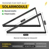 114 cm Solarpanel Halterung schwarz Solarmodul Befestigung Produktbild-Vorschau 4