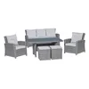 Lounge-Set Sitzlounge mit Esstisch Vermont 6-teilig aus Produktbild-Vorschau 1