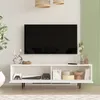 TV Schrank ’Urejovle’ mit 2 Türen 160 x 36 x 45 cm Weiß Produktbild-Vorschau 3
