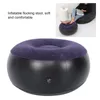 A collage showing an inflatable stool and a person using it. Náhled obrázku produktu