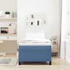vidaXL Letto a piattaforma blu 80 x 200 cm Tessuto in Anteprima dell’immagine prodotto 2