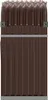 vidaXL Přístřešek na palivové dřevo hnědý 120x45x100 cm Náhled obrázku produktu 5