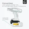 CELLONIC Adaptateur de batterie compatible avec DeWalt Voir les images du produit 3