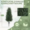 HOMCOM Künstliche Zypresse 2er-Set 100 cm Plastik Produktbild-Vorschau 4