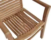 MiaMöbel | Outdoor Gartenstuhl aus Teak | 64,5 x 95 x 54cm Produktbild-Vorschau 3