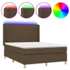 The Living Store Boxspringbett mit Matratze & LED Produktbild-Vorschau 2