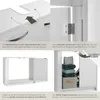 tectake® Waschbeckenunterschrank Katalina großer Stauraum Produktbild-Vorschau 4