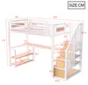 Lit superposé Merax, lit mezzanine 90 × 200 cm avec Voir les images du produit 9