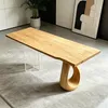 Tisch Schreibtisch Simpler Bürotisch aus Massivholz Produktbild-Vorschau 2