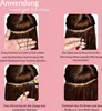 hair2heart Premium Microring Estensioni di capelli umani Anteprima dell’immagine prodotto 7