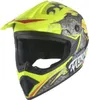 Crosshelm Helm Kinderhelm Motorradhelm Motocross Mejia Gelb Produktbild-Vorschau 1