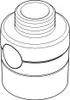 Grohe Relexa Schnappkupplung komplett chrom - 28815000 Produktbild-Vorschau 2
