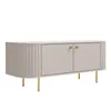AX LIVING TV-Schrank Halay Beige, 2 Türen Moderne Produktbild-Vorschau 3