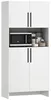 Armoire de cuisine HOMCOM, armoire haute avec étagère pour Voir les images du produit 1