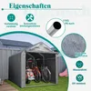 GIHAUVIA Geräteschuppen Fahrradgarage Wetterfest Mit UV Produktbild-Vorschau 5