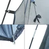 A collage of four close-up images showing details of a tent or canopy. Náhled obrázku produktu