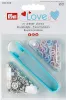 Prym Love, Nieten-Druckknopf-Verschluss, Metall, Blau, Produktbild-Vorschau 2