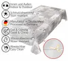Wachstuchtischdecke abwaschbar wasserabweisend Grau 140 x 260 cm Schnittkante, Ansicht 4 Produktbild-Vorschau