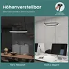 Mai & Mai Pendelleuchte 50cm LED Hängelampe Dynamisches Produktbild-Vorschau 4
