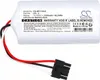 A white lithium-ion battery pack with wires and a connector. Anteprima dell’immagine prodotto