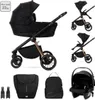 Lorelli Bianca Black 3-in-1 Kinderwagen inkl. i-Size Produktbild-Vorschau 9