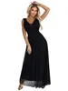 Numoco Abendkleid Klaudia Maxikleid Partykleid, schwarz mit Produktbild-Vorschau 1