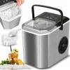 Großer Eiswürfelbereiter silber/grau Edelstahl MPM MKD-04M Produktbild-Vorschau 1