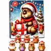 Capybara Adventskalender,Kinder Weihnachtskalender mit 24 Produktbild-Vorschau 1