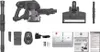 A collection of vacuum cleaner parts and accessories laid out on a white background. Voir les images du produit