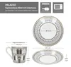 Sada 6 šálků na espresso Palazzo (80 ml) s podšálky, Náhled obrázku produktu 6
