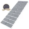 Adsamm® | 20 x selbstklebende Filzgleiter / Grau / 20x40 mm Produktbild-Vorschau 2