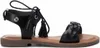 Damensandalen Refresh Niedrige Sandale aus  Schwarz - 38 Produktbild-Vorschau 2
