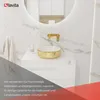 LAVITA Aufsatzwaschtisch Merida Gold/White | Produktbild-Vorschau 5