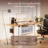 FLEXISPOT QE1 Höhenverstellbarer Schreibtisch, EINTEILIGE Produktbild-Vorschau 2