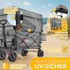 TRESKO® Skladací ručný vozík so sivou strechou, chladiacim Náhľad obrázku produktu 9