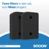 SQOON® Polyurethaan Pluizenfilter voor Miele T1 Wasdrogers Productafbeelding-voorbeeld 6