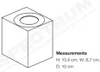 Nordlux Canto Kubi 2 Wandleuchte 10,6W GU10 Schwarz Produktbild-Vorschau 14