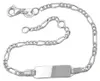 2,2mm Schildband Armkette Figarokette aus 925 Silber für Produktbild-Vorschau 1