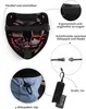Halloween Maske, LED Maske im Dunkeln Leuchtend, Halloween Produktbild-Vorschau 4