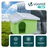 VOUNOT®: Casa para gatos y perros, apta para interiores y Vista previa de la imagen del producto 4