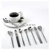 Alessi - Il Caffè Alessi - Set van 8 espressolepeltjes, Productafbeelding-voorbeeld 6