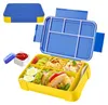 Bento Box Brotdose Auslaufsicher mit Variabler Fächerung Produktbild-Vorschau 1