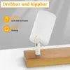 ZMH Spot de plafond 4 flammes blanc Lampe de cuisine bois Voir les images du produit 7