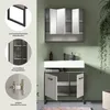 Bagno Badmöbelset 2 Teile hellgrau, cremefarben. Produktbild-Vorschau 10